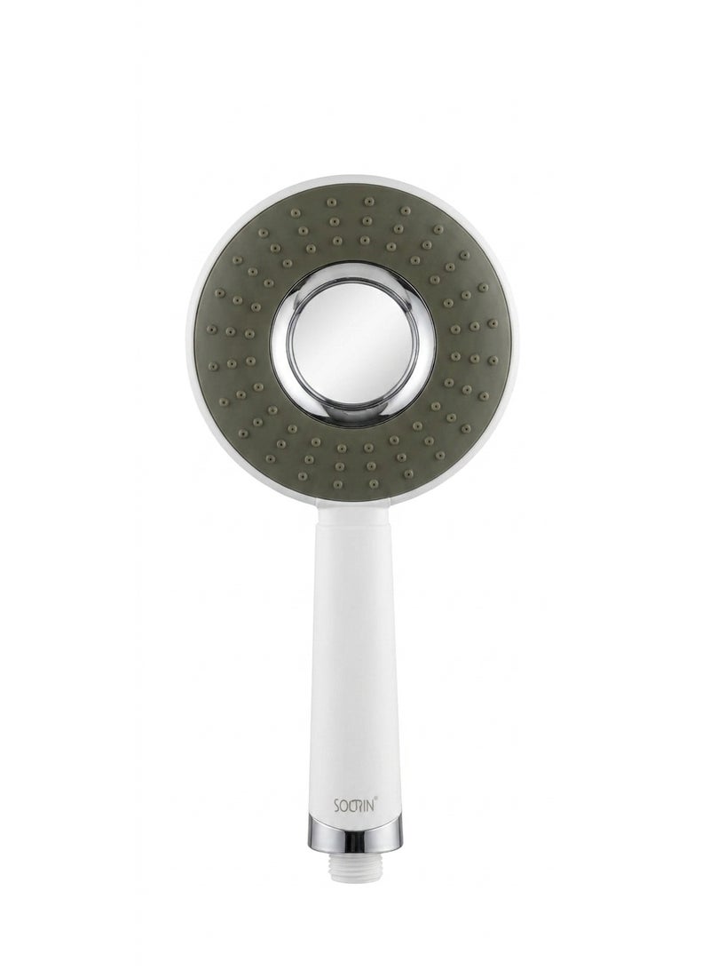Pressure Handheld Shower Head Set - Includes Flexible Hose and Wall Mount Holder, Premium Chrome Finish Modern Design. - Image 2