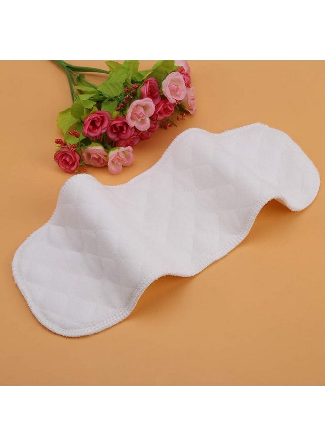 Nappy Liner Cloth Diaper Set - 10pcs, Organic Cotton, Soft and Breathable, Double Water Absorbency, Stitched to Prevent Fraying, Reusable, Easy to Use and Clean (Six Layers