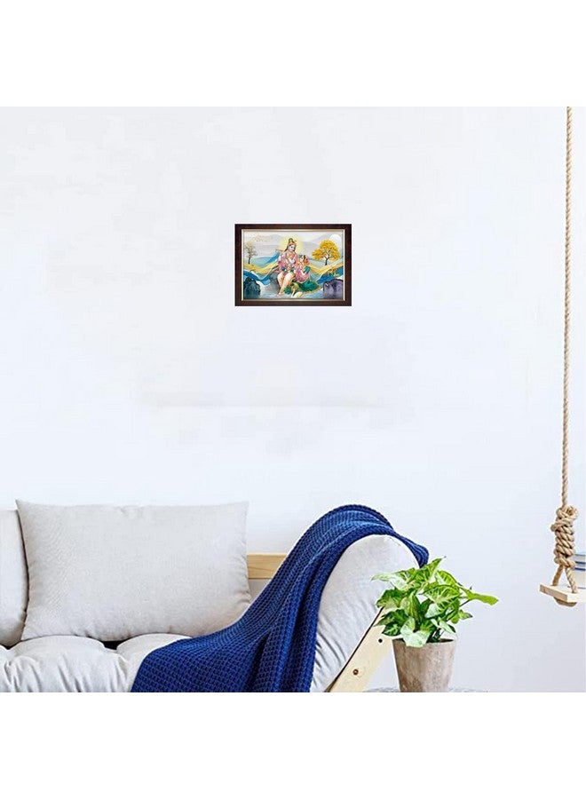 Dharvika Innovations Dharvika Innovations Radha Krishna Photo Frame Big Size Home Decoration with Sparkle Coated Lamination (14x20 Inch) - 20513 - Image 5