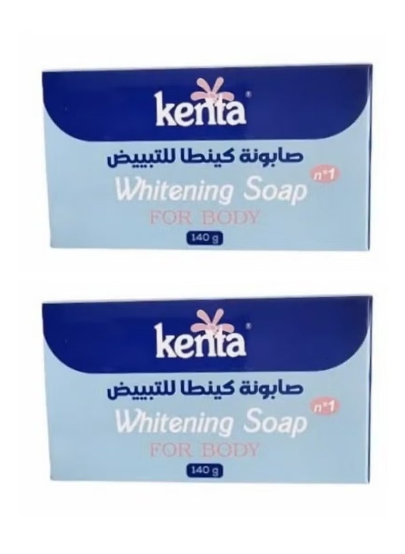 صابون تبييض الجسم عبوة من قطعتين