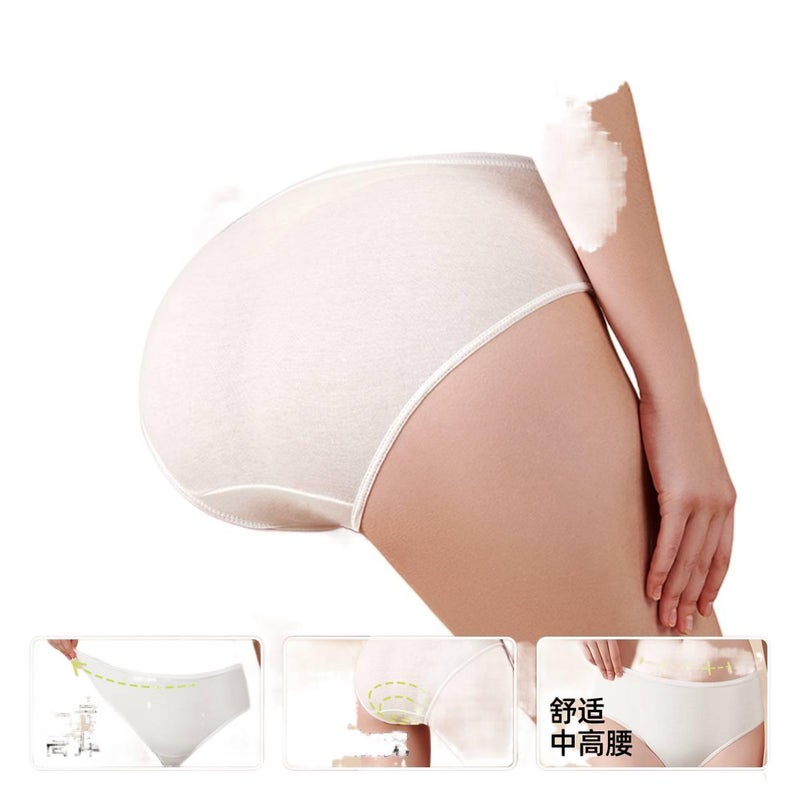 ملابس داخلية نسائية للاستعمال مرة واحدة، عبوة من 20 قطع، مقاس M للسفر للعمل والمكتب للهدايا للاستخدام الشخصي للطاولة - Image 5