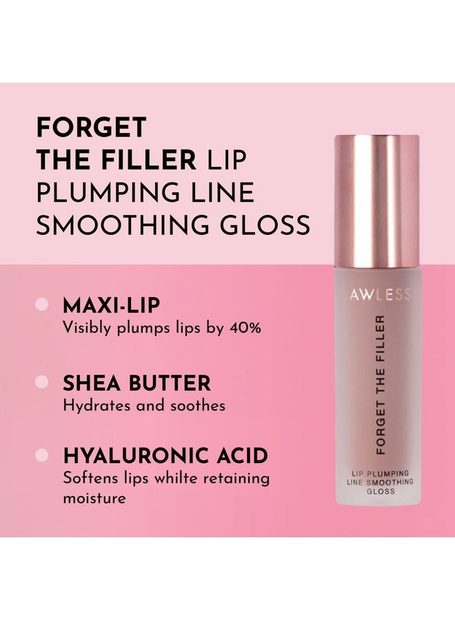 Lawless Women's Forget The Filler Lip Plumper Line Gloss, George, Pink, 0.11 Fl Oz (Pack of 1) - Image 2