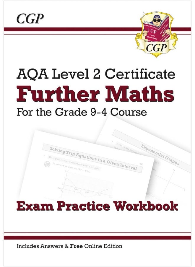 Grade 9-4 AQA Level 2 Certificate: Further Maths - Exam Practice Workbook (with Ans & Online Ed)  - Image 1