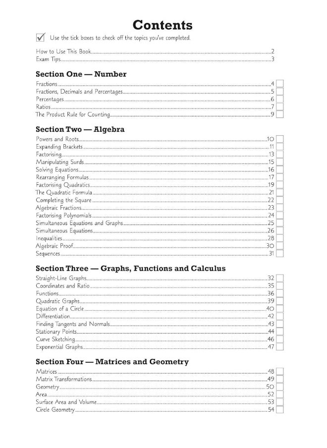 Grade 9-4 AQA Level 2 Certificate: Further Maths - Exam Practice Workbook (with Ans & Online Ed)  - Image 3