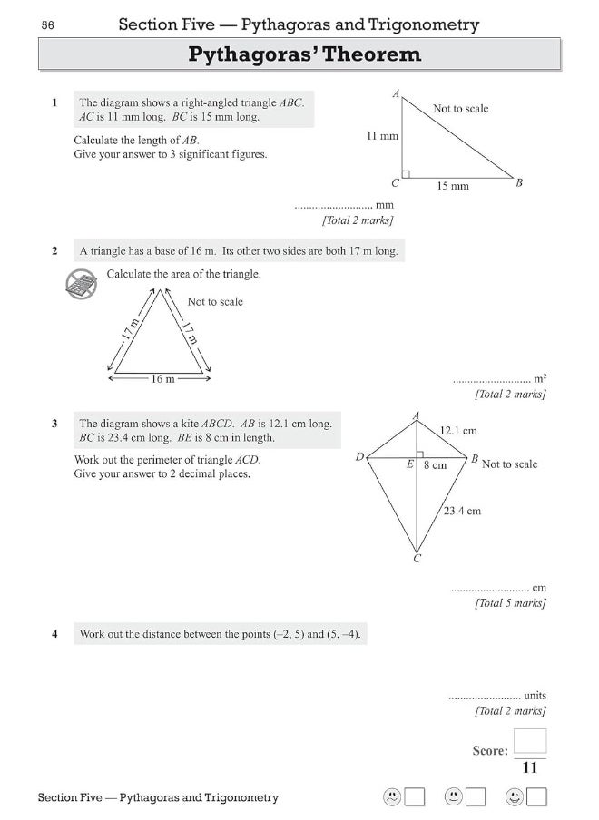 Grade 9-4 AQA Level 2 Certificate: Further Maths - Exam Practice Workbook (with Ans & Online Ed)  - Image 5