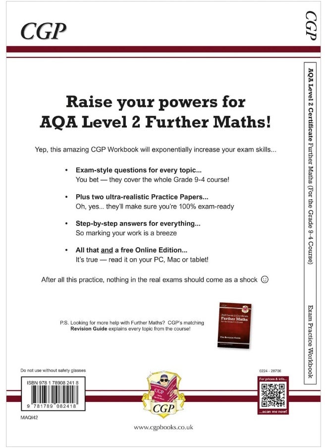 Grade 9-4 AQA Level 2 Certificate: Further Maths - Exam Practice Workbook (with Ans & Online Ed)  - Image 2