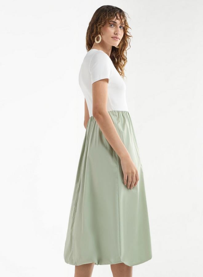 Splash FAV Two-Tone Casual Dress - Image 3