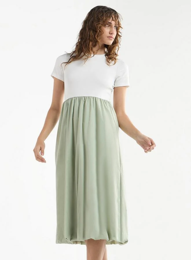 Splash FAV Two-Tone Casual Dress