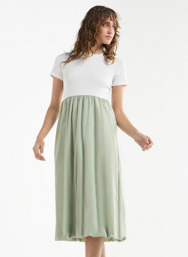 Splash FAV Two-Tone Casual Dress - Image 1