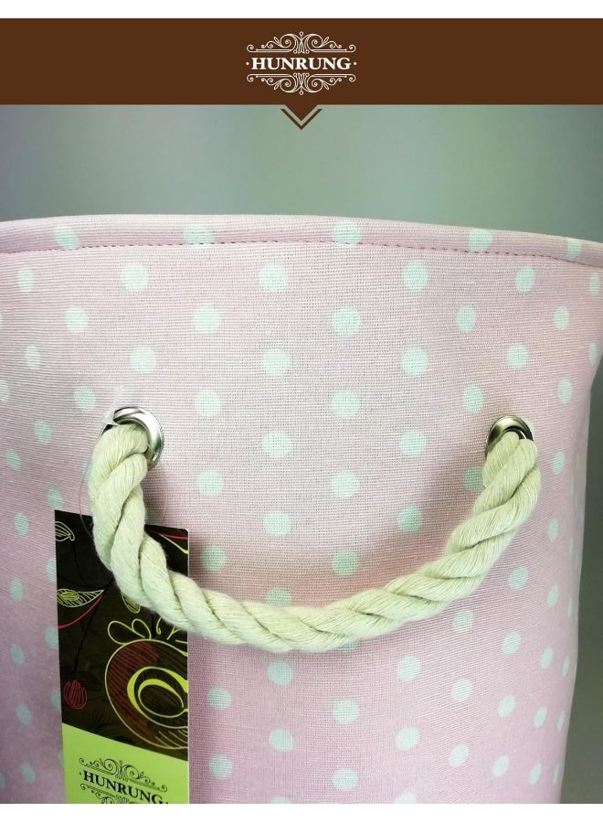 HUNRUNG HUNRUNG Large Laundry Hamper, Cartoon Organizer Bin for Children Nursery, Toys, Laundry, Children Clothing, Gift Baskets (Swan) - Image 3