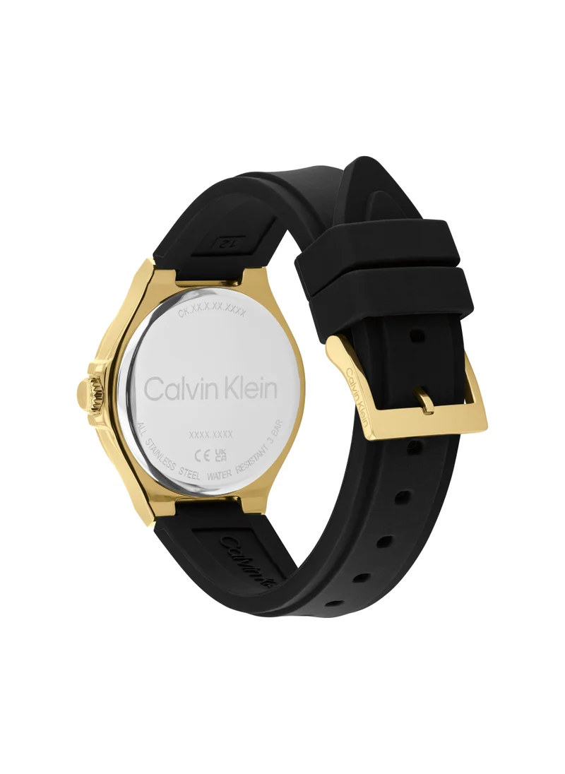 كالفن كلاين Analog Silicone Strap Watch