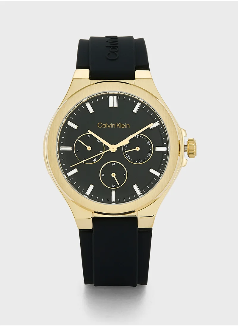 CALVIN KLEIN Analog Silicone Strap Watch