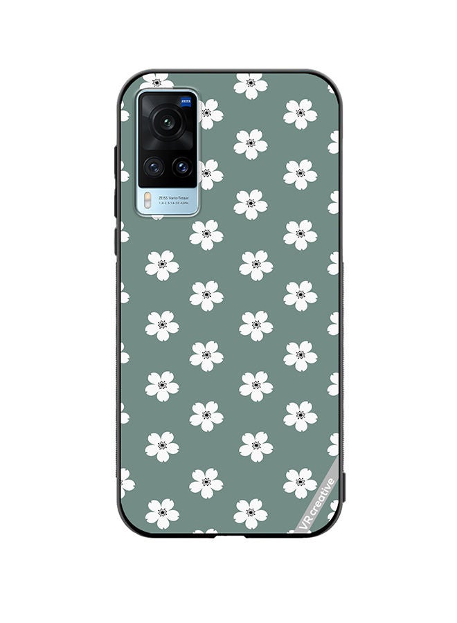 VR CREATIVE Protective Case Cover For Vivo X60 Flower Design Multicolour - Image 1