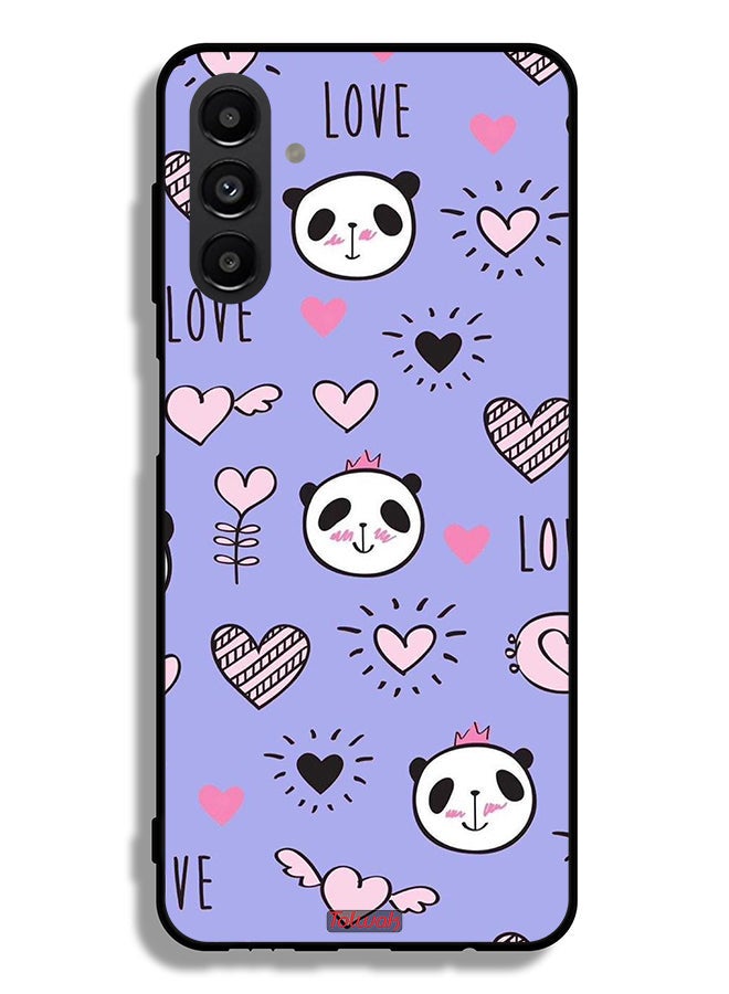 Tolwak Samsung Galaxy A13 5G Protective Case Cover Love And Panda Doodle - Image 1