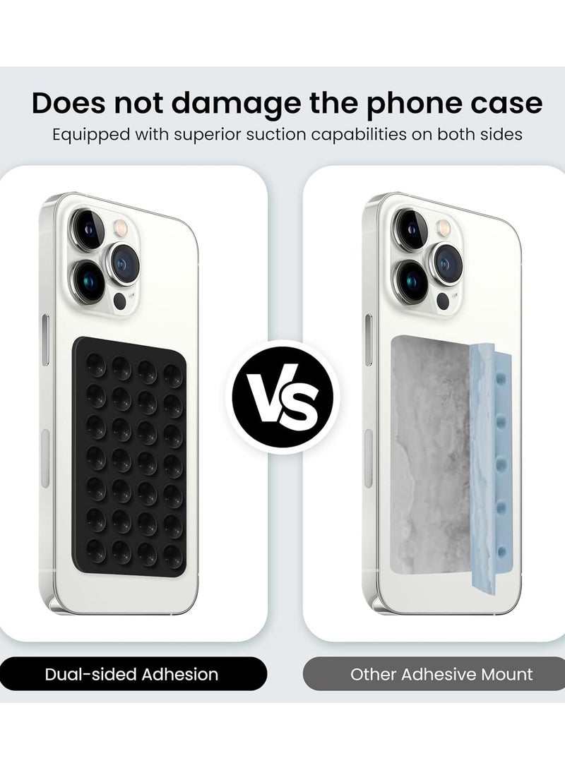 JAJEEK Silicone Suction Phone Case,Double Sided Suction Cup, Silicone Suction Adhesive Phone Case Suitable for Selfies and Videos Mirror Shower Holder,Hands-Free Accessory for Bathroom,Home, Kitchen and More - Image 4