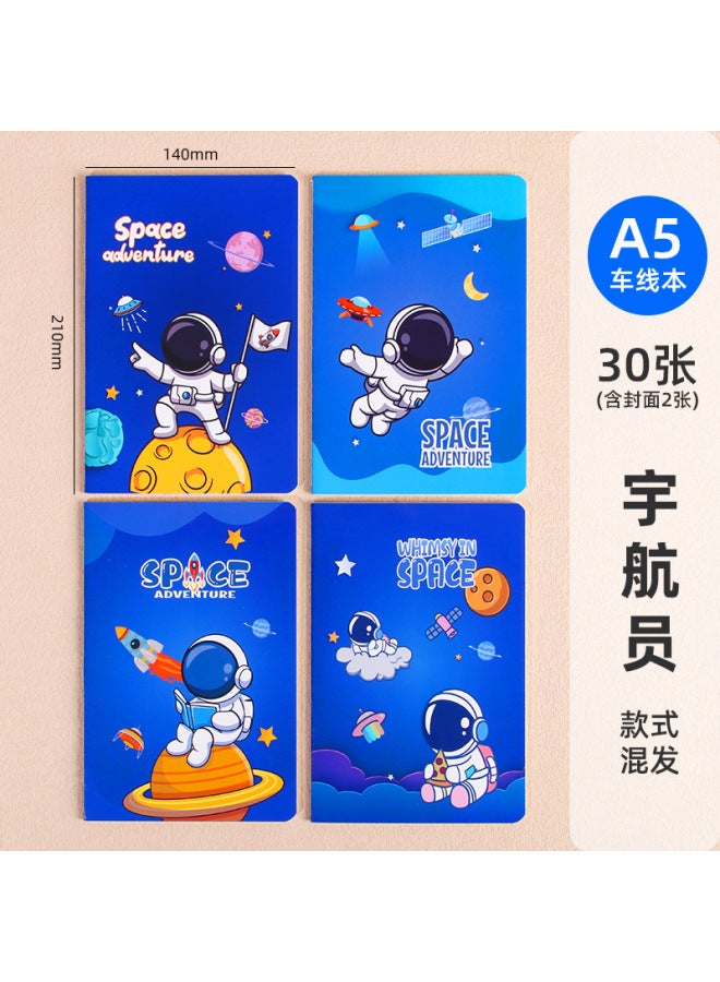 Creative Cartoon A5 Car Line This Primary School Students Soft Copy Diary Book Horizontal Line Notebook Stationery Reward Gift - Image 1