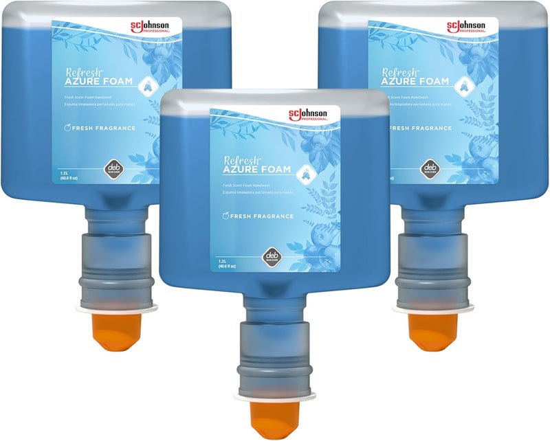SC Johnson Professional REFRESH AZURE FOAM HAND SOAP 12 LITER TOUCH FREE 3 PACK