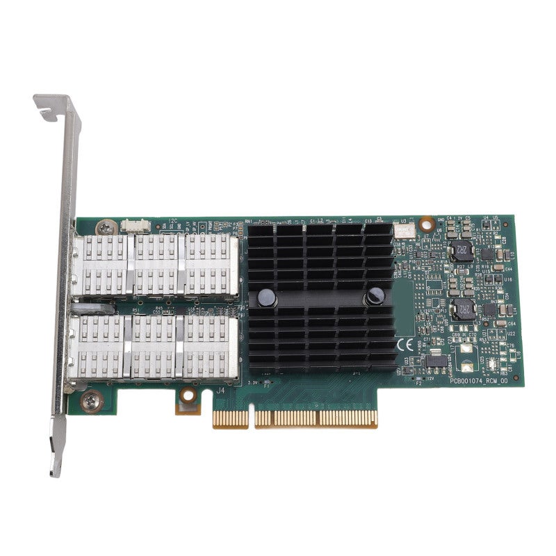 بطاقة إيثرنت PCIe بسرعة 40 جيجابت - منفذان مزدوجان بسرعة 40 جيجابت لنقل البيانات فائق السرعة - نطاق ترددي إجمالي 80 جيجابت في الثانية تقنية شريحة مضيف متقدمة بطاقة شبكة PCIe 3.0 لمراكز البيانات - Image 1