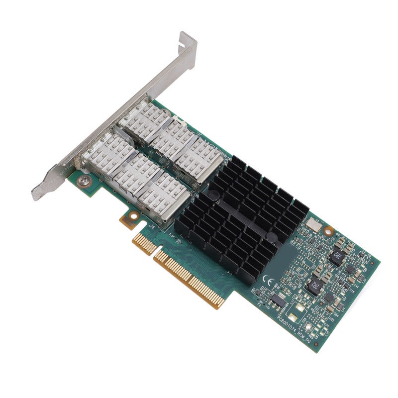 بطاقة إيثرنت PCIe بسرعة 40 جيجابت - منفذان مزدوجان بسرعة 40 جيجابت لنقل البيانات فائق السرعة - نطاق ترددي إجمالي 80 جيجابت في الثانية تقنية شريحة مضيف متقدمة بطاقة شبكة PCIe 3.0 لمراكز البيانات - Image 2