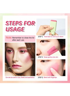 On The Glow Blush, The Moisture Stick Cream Colour For Cheeks, Highlighting ​Color Silky Powder Blusher Stick Natural Glow Silly Blusher Light And Soft Feeling The Apply On Your Face - pzsku/Z1D901C8135E3348DD895Z/45/_/1709350387/dd266d9f-b354-42fb-8db5-0f00be102d46