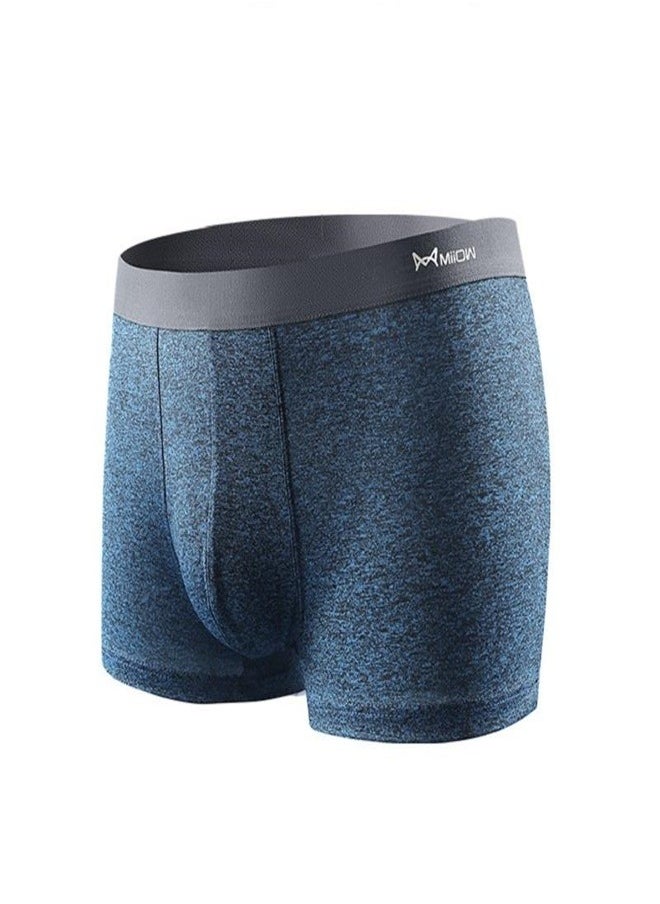 MIIOW - 3Pcs Antibacterial Cotton Man Underwear Men Boxer Underpants Breathable Men's Panties Bxoers Shorts Hombre - Image 1