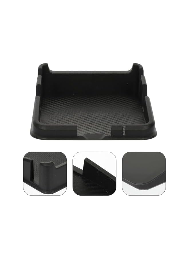 S-TOP Car Dashboard Anti-Slip Rubber Pad Universal Phone Holder Mat 4.7x4.3 Non-Slip Storage for Cell Phones Sunglasses Keys Coins GPS - Image 2