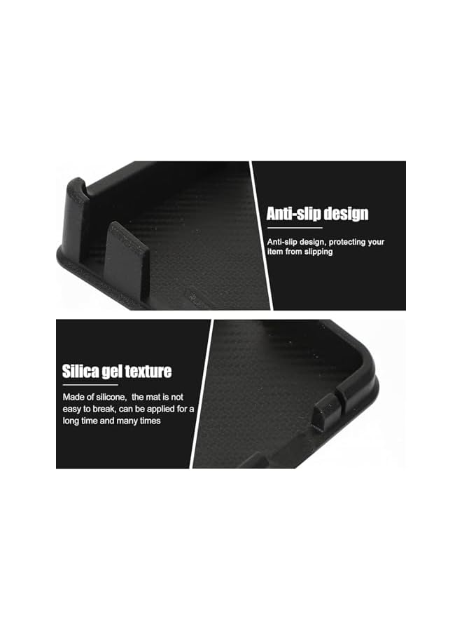 S-TOP Car Dashboard Anti-Slip Rubber Pad Universal Phone Holder Mat 4.7x4.3 Non-Slip Storage for Cell Phones Sunglasses Keys Coins GPS - Image 4