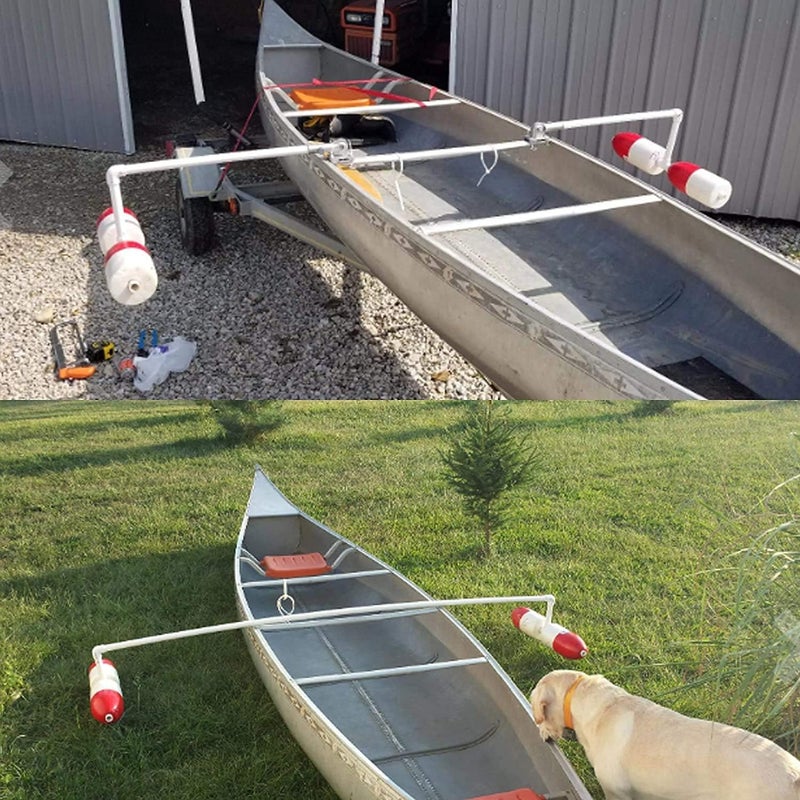 Shaddock Fishing Crab Fishing Trap Floats Buoy - Kayak Outrigger Stabilizer Crab Pot Markers 5x11 6x14 7x14 inch Red/White - Image 4