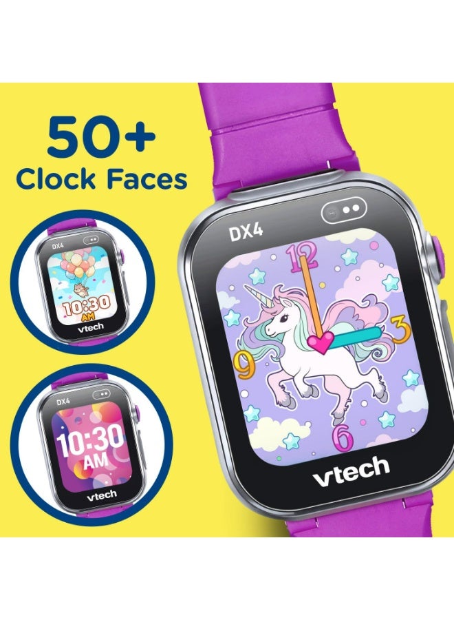 VTech KidiZoom Smartwatch DX4 Purple - Camera & Games, Video Recorder, Voice Changer - Image 3