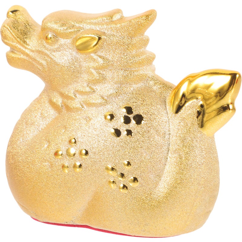 Ceramic Dragon Figurine Feng Shui Sculpture Home Office Desk Decor Collectible - Image 2