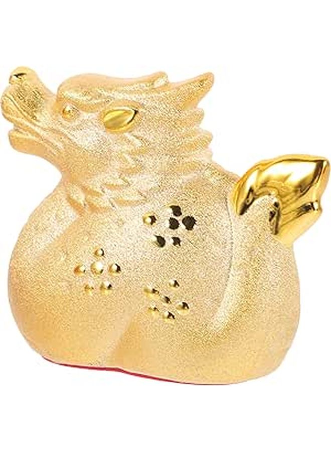 Ceramic Dragon Figurine Feng Shui Sculpture Home Office Desk Decor Collectible - Image 1