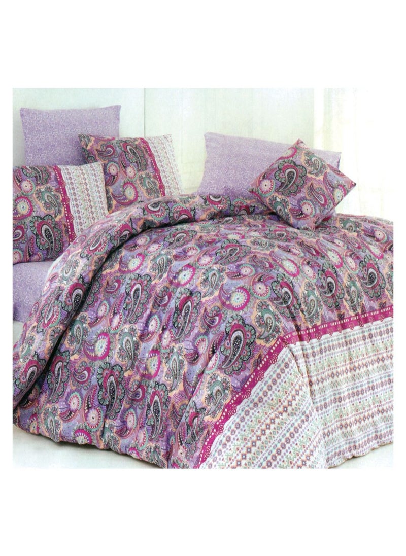 Family Bed Coverlet Set 100% Cotton 2 pieces size 180 x 240 cm model 1010 from Family Bed  - Image 1