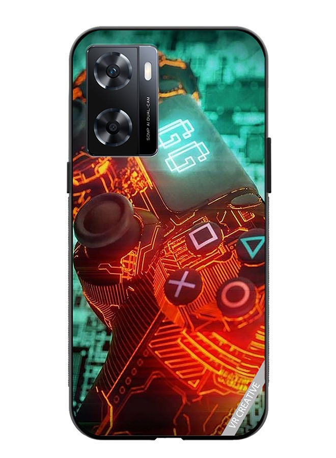 VR CREATIVE Protective Case Cover For OnePlus Nord N20 SE Ps4 Controller Design Multicolour - Image 1