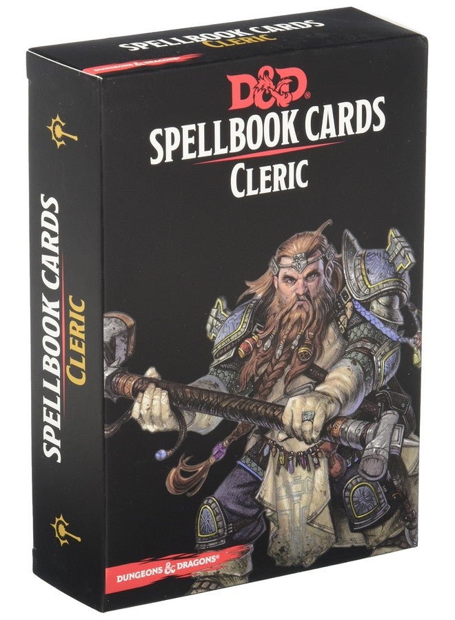 Gale Force Nine Dungeons & Dragons: Spell Book Cards: Cleric Deck Card Game (8 Players) - Image 1