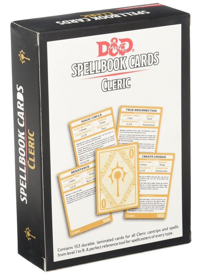 Gale Force Nine Dungeons & Dragons: Spell Book Cards: Cleric Deck Card Game (8 Players) - Image 2