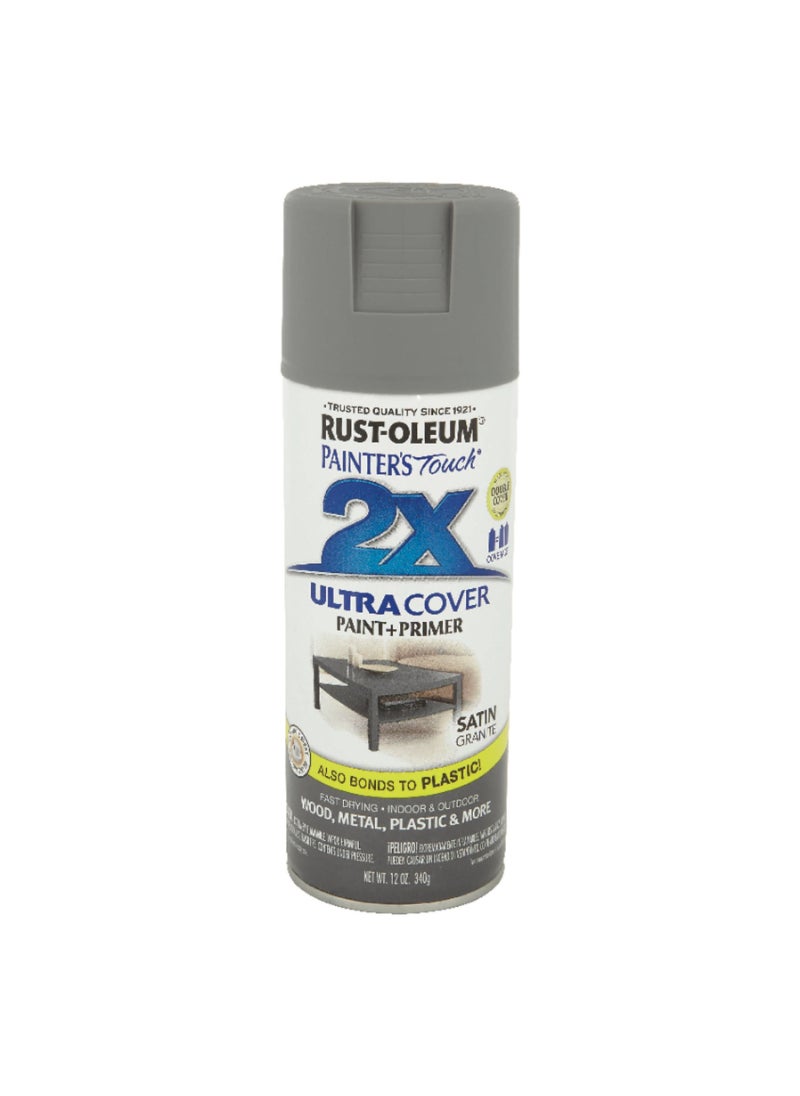 RUST-OLEUM Rust-Oleum Painter's Touch 2X Ultra Cover Spray Paint (340 g, Granite) 