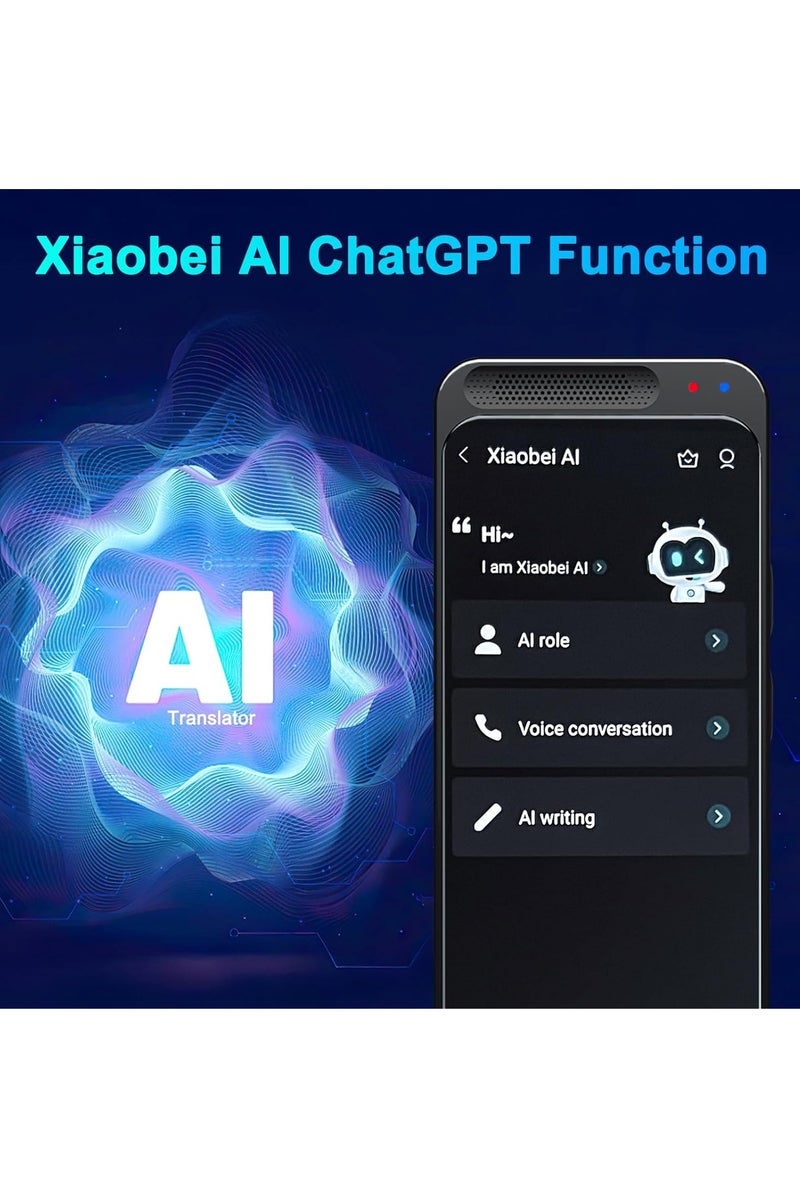 BlueFire Portable AI Smart Language Translator Device – 138 Languages Online/Offline, 4.1” HD Touchscreen, Voice/Text/Photo Translation, ChatGPT Support, 0.5s Real-Time Two-Way Translation, 5MP Camera for OCR, Long Battery Life for Travel & Business - Image 4