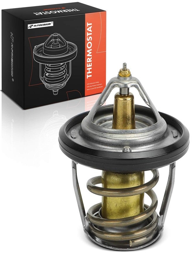 أ-بريميوم منظم حرارة سائل تبريد المحرك A-Premium مع مانع تسرب، متوافق مع سيارات سوبارو فورستر 2004-2016، وإمبريزا 1995-2011، وليجاسي 1995-2015، وأوتباك 2000-2015، وSVX 1995-1997، وتريبيكا 2008-2014، وساب 9-2X 2005-2006 - Image 1