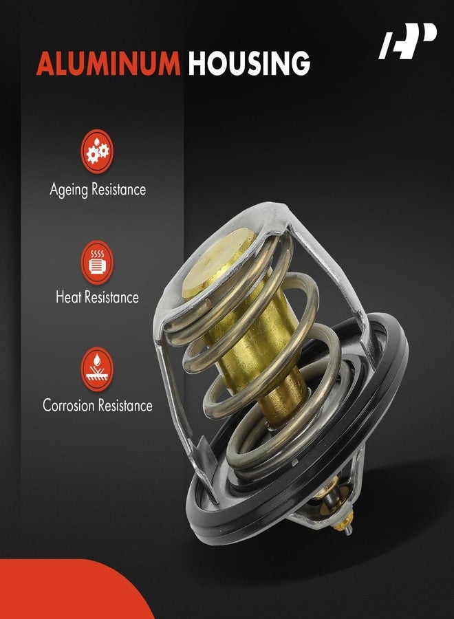 أ-بريميوم منظم حرارة سائل تبريد المحرك A-Premium مع مانع تسرب، متوافق مع سيارات سوبارو فورستر 2004-2016، وإمبريزا 1995-2011، وليجاسي 1995-2015، وأوتباك 2000-2015، وSVX 1995-1997، وتريبيكا 2008-2014، وساب 9-2X 2005-2006 - Image 4