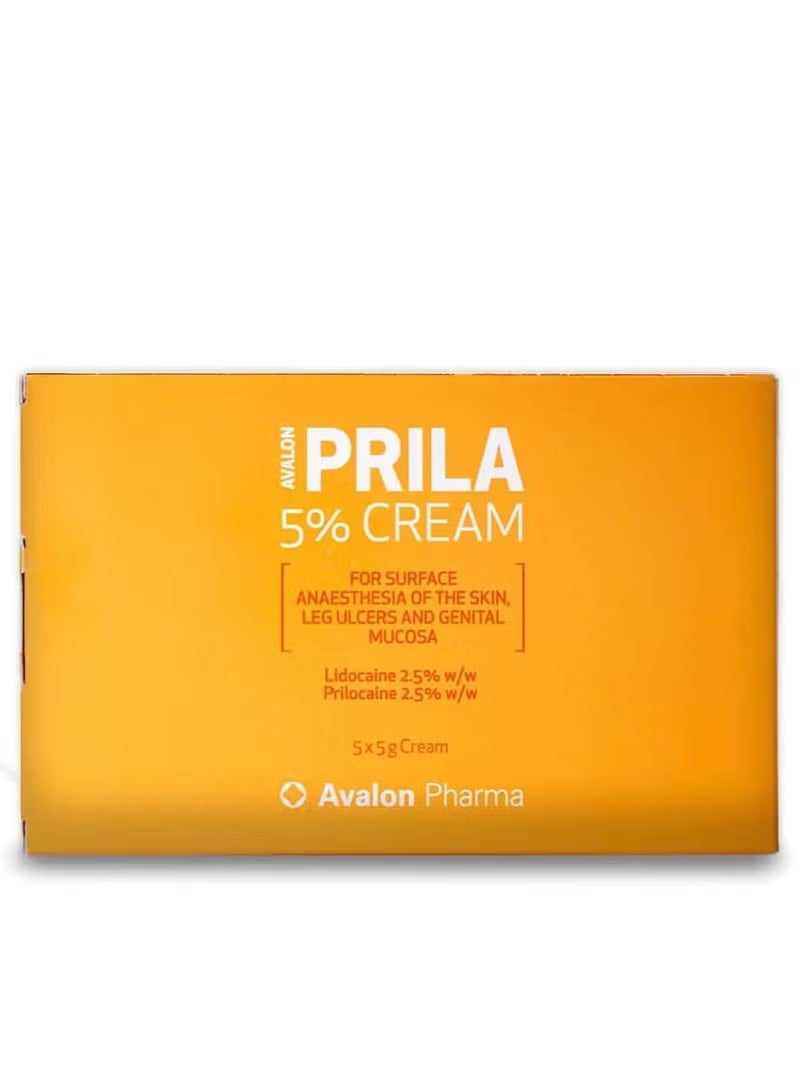 Avalon Pharma Prila 5% Cream 5Pcs 5 Gm - Image 1