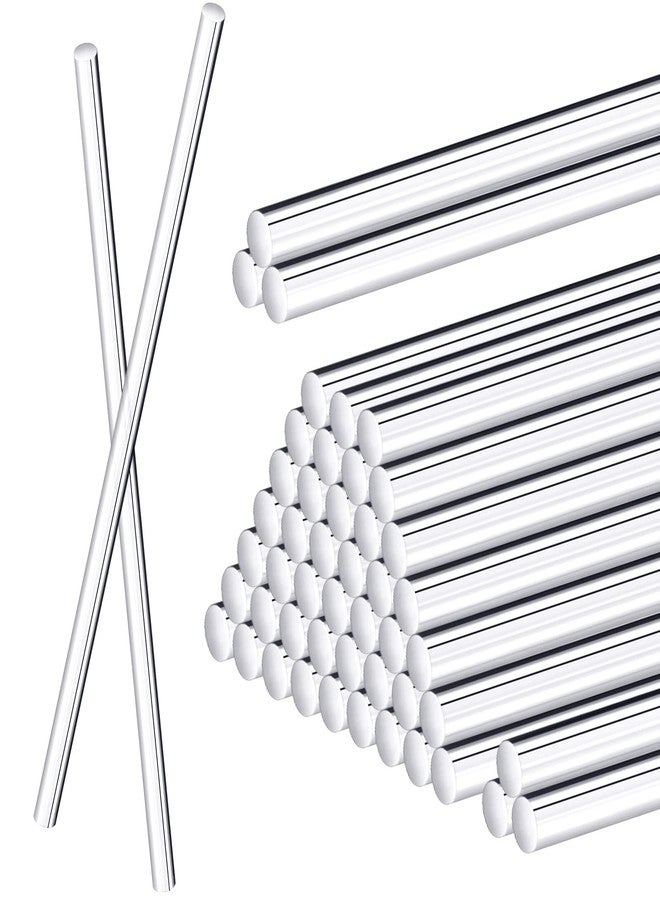 Zopeal 30 Pieces 12 Inch Acrylic Dowel Rods for DIY Crafts Acrylic Round Rods Strip Sticks Cake Topper Rod for DIY Handwork Supplies(0.25 Inch /6mm Diameter) - Image 1