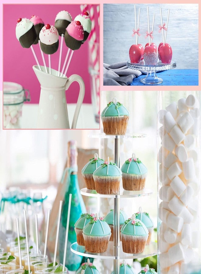 Zopeal 30 Pieces 12 Inch Acrylic Dowel Rods for DIY Crafts Acrylic Round Rods Strip Sticks Cake Topper Rod for DIY Handwork Supplies(0.25 Inch /6mm Diameter) - Image 5