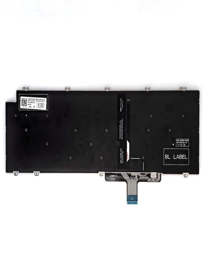 WWGTMC Replacement Keyboard for Dell Latitude 5520 5521 5530 5531 5540,Latitude 15 3540, Precision 3560 3561 3570 3571 3580 3581 7670 7680 7770 7780 Series Laptop US Layout with Backlit N7N16 0N7N16 - Image 2