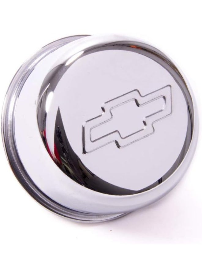 ProForm ProForm ProFormBreather, Push-In, Round, 1-1/4 in Hole, Bowtie Logo, Steel, Chrome, Each  - Image 1
