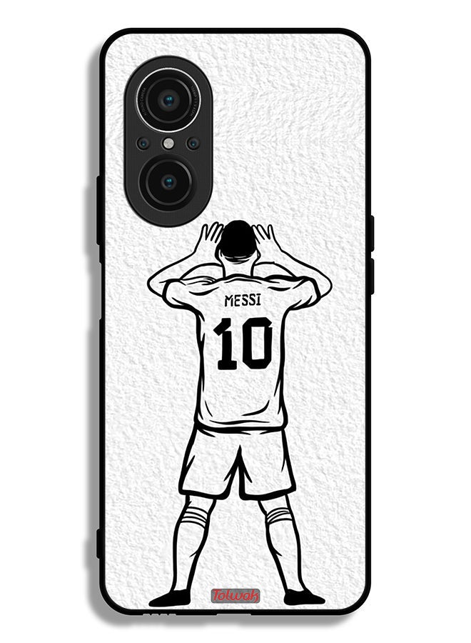 Tolwak Huawei nova 9 SE 4G Protective Case Cover Messi Sketch  - Image 2