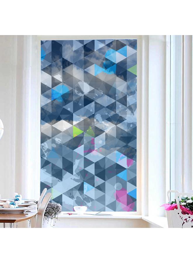 الأزرق جي دبليو 45*58 سم زجاج نصف شفاف بلاستاتيكي - Image 1