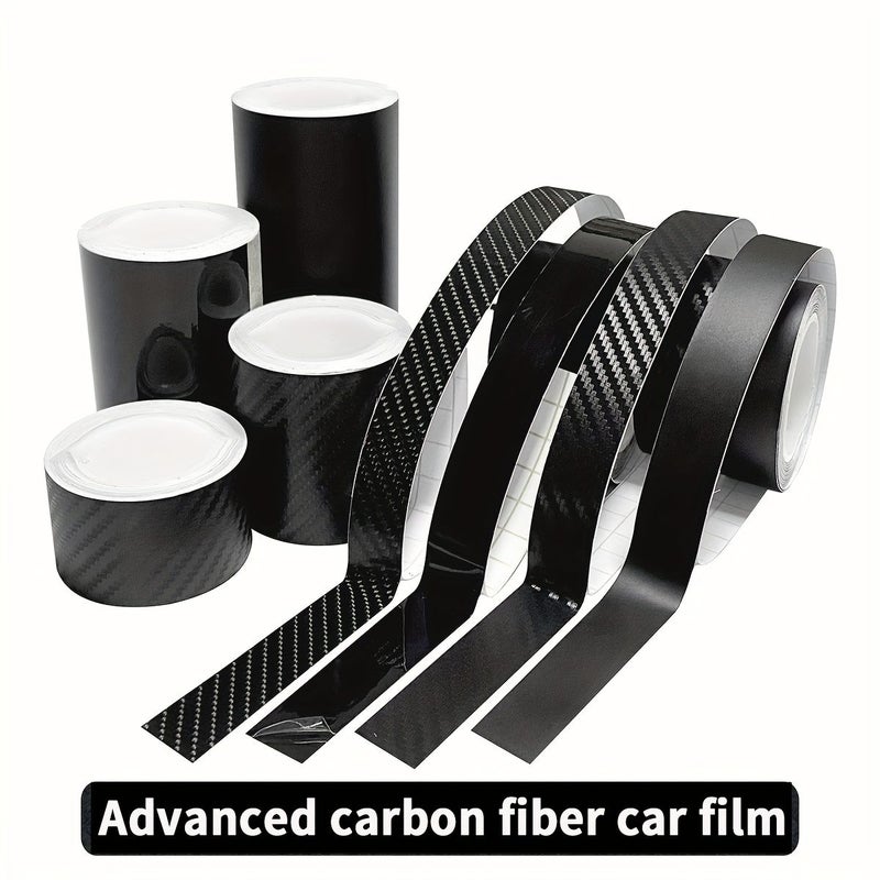 Muted Black 5M Car Sticker Adhesive Protective Strip Scratch Proof Waterproof Durable Easy Install For Door Mirror - Image 4