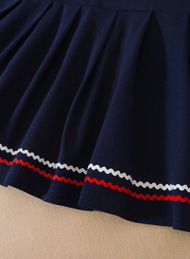 دب رائع KUYEEBEAR الفتيات الصيف فستان الأكمام القصيرة - Image 4