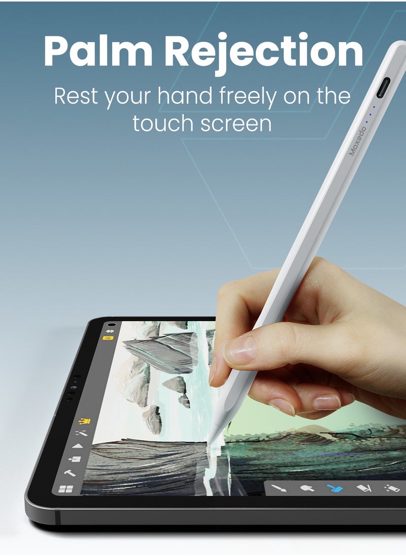 Moxedo - Moxedo Touch Pixel Pen Pro Universal Active Stylus Pen Magnetic Absorption Compatible for iPad/Pro/Air/Mini/iPhone/Samsung/Lenovo/IOS/Android and other Smartphone Device - Image 1