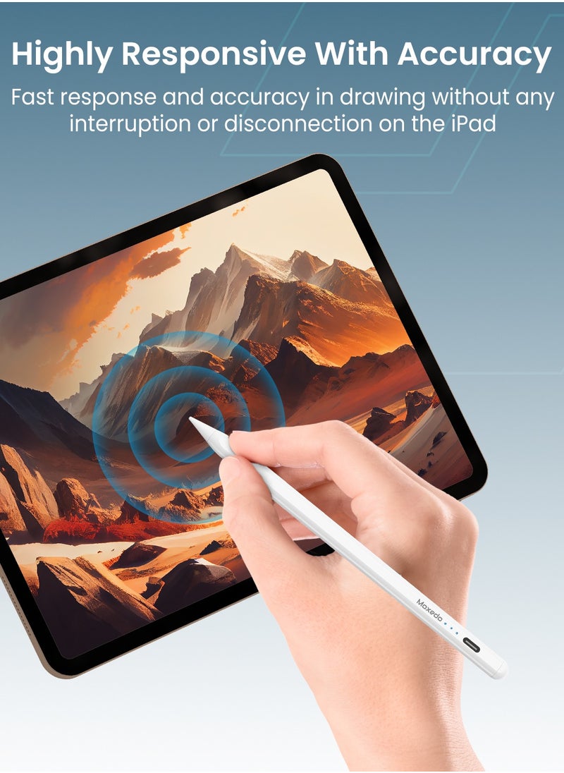 Moxedo - Moxedo Touch Pixel Pen Pro Universal Active Stylus Pen Magnetic Absorption Compatible for iPad/Pro/Air/Mini/iPhone/Samsung/Lenovo/IOS/Android and other Smartphone Device - Image 1